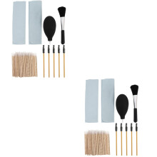 2Ensembles Brosse Mini Nettoyage Casque Poussière Pratique