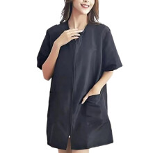 Polyester Barber Smock Short/Long Sleeve Easy Zippered Antihair Hairdressing Apron For Clean Work Environment Pet Grooming