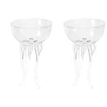 2St Duurzaam Wijn- & Cocktailglas Transparant Voor Partijen & Thuis