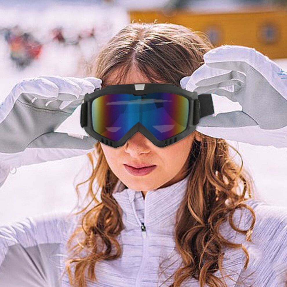 Windproof Motorcycle Goggles For Dirt Bike Atv Ski Racing Sports With Lens -Fog Technology 9132278047690