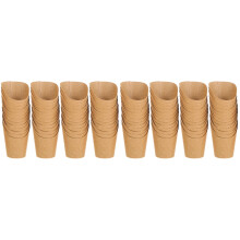 100Pièces Porte-Snacks Kraft Jetables Pour Frites Charcuterie