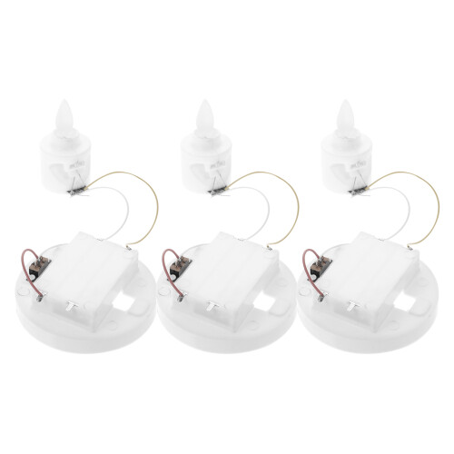 9Pièces Mèches LED Lampe Bougie Pour