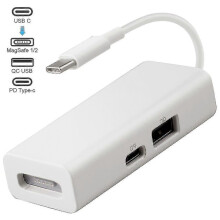USB-C till MagSafe1/2-adapter för bärbara datorer och smartphones