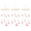 3Pièces Cloche Vent Mobile Bébé Suspendu Assorti Décoration 1