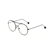 Lunettes de soleil polarisées style streetwear décontracté avec détails plaqués