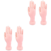 4PiÚces Main Rose Réutilisable Pratique Pour Nail Art