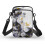 Damen-Schultertasche aus Polyester mit Marmorstruktur 1