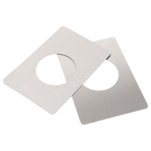 2Pcs Door Knob Plate Covers Stainless Steel Rust Resistant with Easy Install for Doors