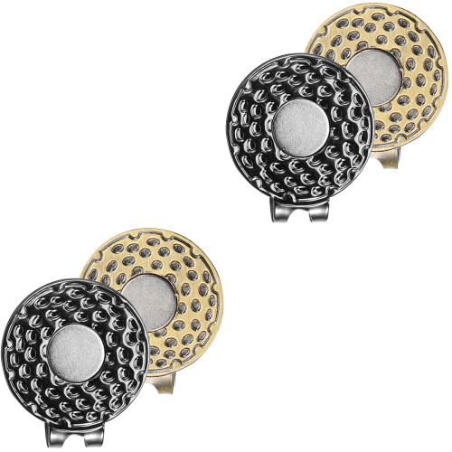 4Pièces Marqueurs Golf Accessoire Casquette Zinc Coloré