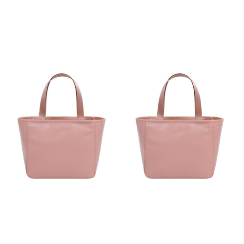 2Pièces Déjeuner Portable Rose Pour Voyage Stockage