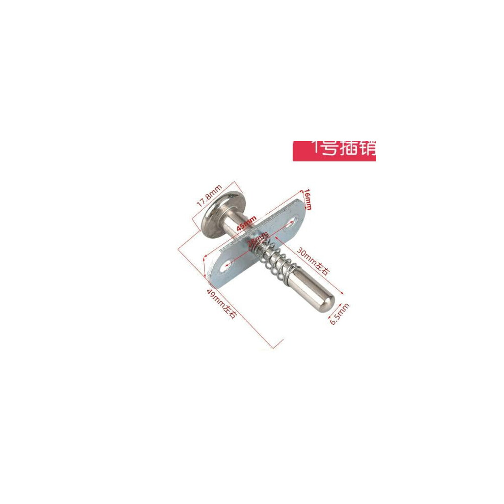 4pcs Stainless Steel Plunger Latches Spring-Loaded Baby Bed Adjustable Height Rod Bolt Plunger Latch Spring Latch for Furniture Bed Door