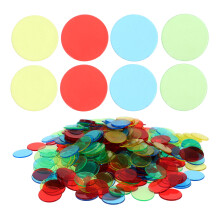 3200Pièces Jetons De Plastique Colorés Transparents Pour Cartes