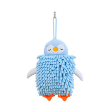 Microfiber Soft Hand Towels Funny Cartoon Animal Quick Drying Absorbent Towel With Hanging Loop For Kitchen Bathroom Home