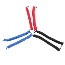 Tie Curly Shoelace Elastic Shoe 6pcs Elastic Curl Shoelaces for Sneakers Casual Shoes Children Toddler Adults