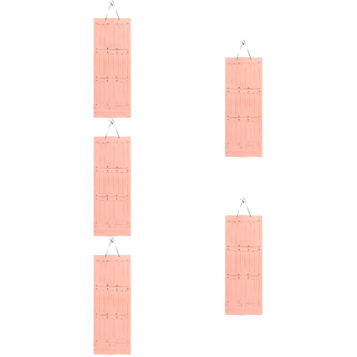 5Pièces Pochette Mural Rose Pour Rangement Épingles Bijoux