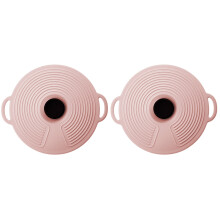 2Pièces Couvercle Bol Silicone Rose Étanchéité Anti-Insectes Cuisine