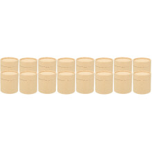 16Pièces Boîte Ronde Kraft, Pot Stockage Multi-Fonction Kaki