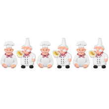 3Paires Crochets De Rangement Cuisine Adhésifs Perçage Motif Chef