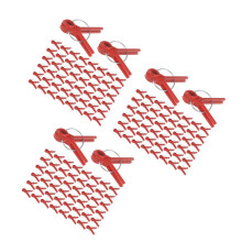 9Pak Donkerrode Veggie Grafting Clips Voor Gebruik