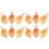 50Pièces Cônes Jetables En Bois Beige Pour Buffet Desserts 1