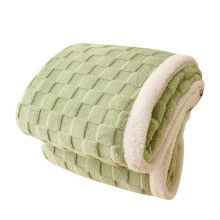 All Home Clearance!Small Blanket Sofa Cover Blanket Lamb Velvet Double Layer Thick Coral Velvet Office Nap Lunch Conditioning Blanket Couch Blanket