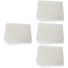 4Pièces Toile De Accroche Tapis DIY Blanche Durable Pratique