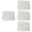 4Pièces Toile De Accroche Tapis DIY Blanche Durable Pratique 1