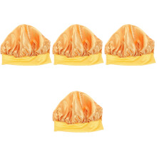 4Pièces De Satin Orange Femme Pratique Et Délicat