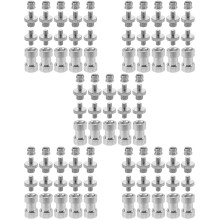 5Ensembles Vis Filetées Métal Argent Pour Montage Photo