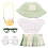 Doll Clothes Set for 15cm 17cm Dolls 6 Pieces 1