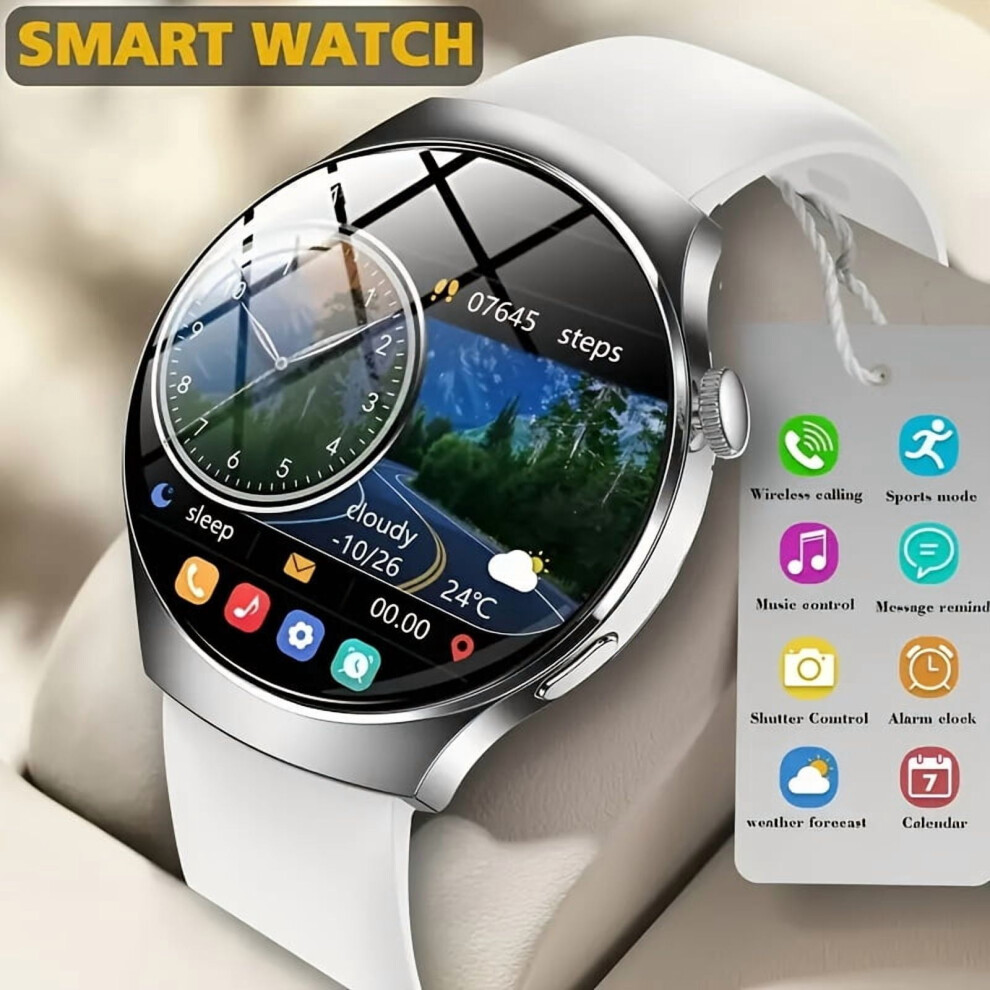 Smartwatch For Men Women: 1.5" Hd Touchscreen, Call/Music, Pedometer, Multi-Sport Modes, Remote Camera, Alarm, 180Mah Battery 9097180847038