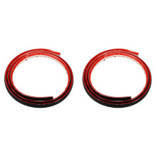 De Bande De Moulures Flexibles Noires Adhésives Pour