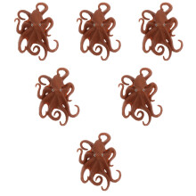 6St PVC Octopus Zeedier Model Speelgoed Aquarium Decoratie