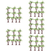 50St Miniatuur Kokospalmen Van PVC Groen Voor Zandtafel