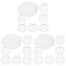 3Sets Transparante Onderzetters Voor Keuken En Eettafel Antikras