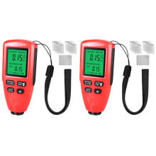 2St Digitale Lakdikte Meter Auto Coating Meetapparaat Rood ABS