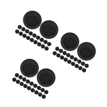 60St Duurzame Rubberen Spaarpot Stoppers, Universele Zwarte Pluggids