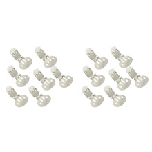 20St Platte Zilveren Metalen Schoenclips DIY Decoratie En Purse