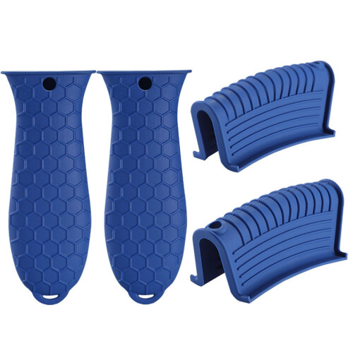 Silicone Pot and Pan Handle Covers Heat-Resistant 4-Piece