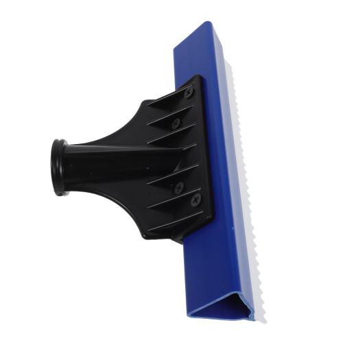 En Plastic Schraper Voor - En Canvasdecoratie