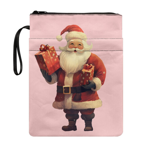 8.66 x 11.42 Polyester Fabric Book Sleeve Protector Pouch - Easy Carry Book Case for Notebook, Textbooks