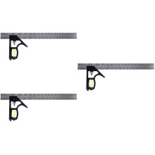 6St Precisie Combo Square Rvs Met Vierkant Hoofd Lichtgrijs