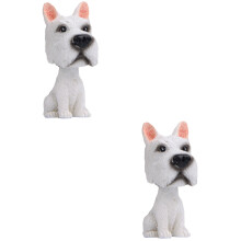 2St Kleurrijke Hond Auto Decor Ornamenten En Duurzaam Ontwerp