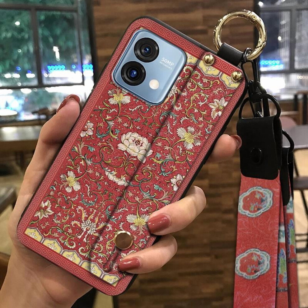 Moto G Stylus 5G 2023 Phone Case Â Shockproof, Kickstand, Lanyard, Wristband, Waterproof Ring, Chinese Style Silicone Cover 9023022581433
