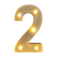 Juego de letras luminosas LED – 26 letras del alfabeto que se iluminan con pilas para fiestas, cumpleaños y decoración del hogar.
