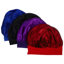 4Pièces Turbans Satin Protection Femmes Variés