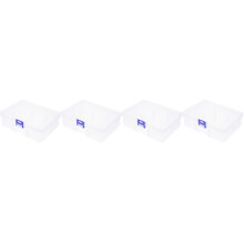 4St Transparante Poker Chip Case Met Handvat En Opbergvak Voor Thuis