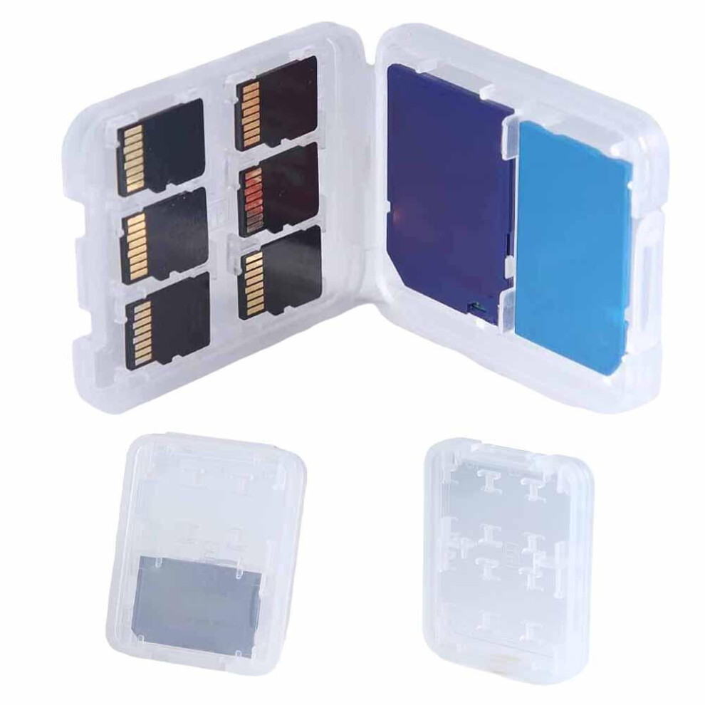 1 Pc Protector Holder Micro Box For Sd Sdhc Tf Ms Memory Card Storage Case 9165521807482