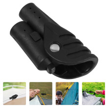 Connettore di supporto per pali di tenda pieghevole, nero, accessorio per tenda con superficie scanalata per un facile serraggio