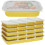 Aluminum Foil Pans with Lids 20 pcs Rectangular 8